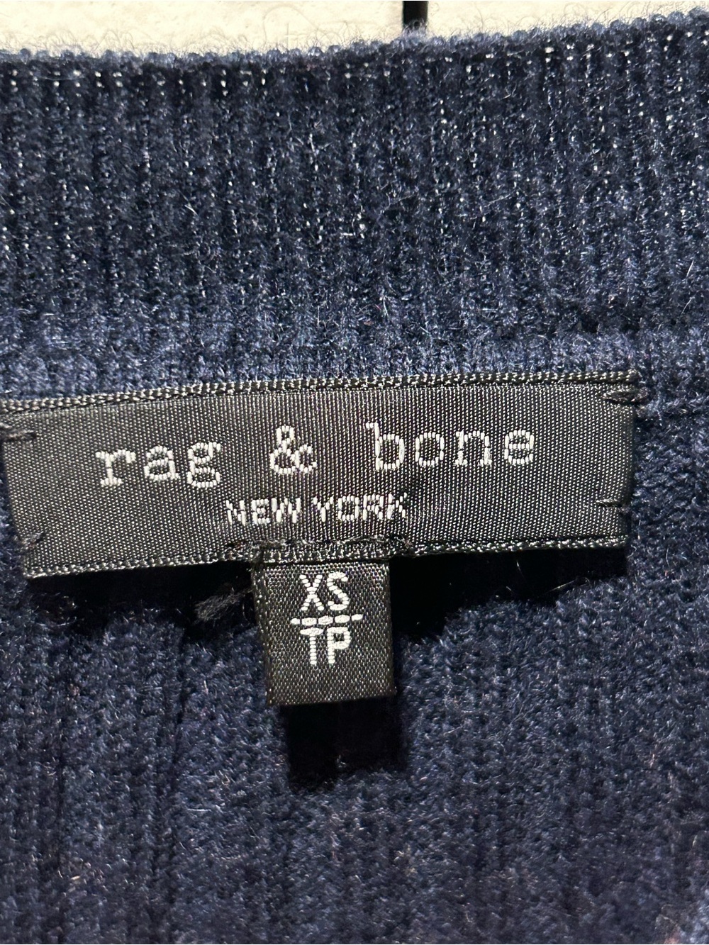 Rag & Bone Navaya Cotton Cashmere Blend Colorblock Sweater , XS - Picture 4 of 6
